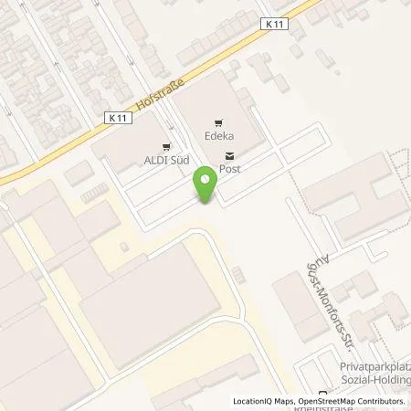 Standortübersicht der Tankstelle ALDI SÜD Immobilienverwaltungs-GmbH & Co. oHG in 41065 Mönchengladbach