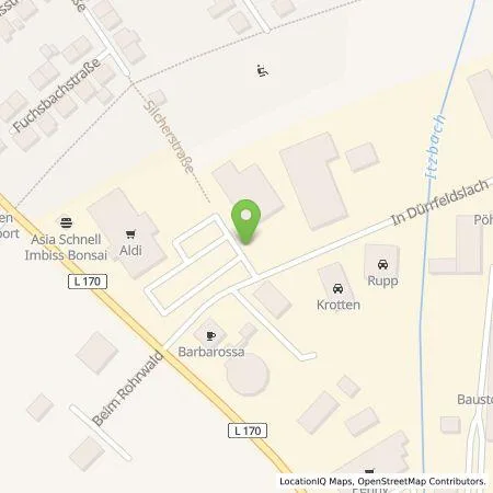 Standortübersicht der Tankstelle ALDI SÜD Immobilienverwaltungs-GmbH & Co. oHG in 66780 Rehlingen-Siersburg