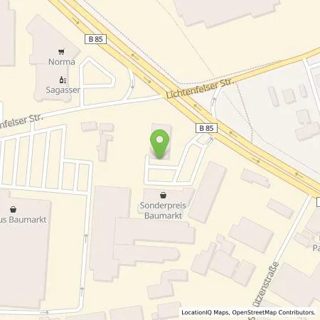 Standortübersicht der Tankstelle ALDI SÜD Immobilienverwaltungs-GmbH & Co. oHG in 95326 Kulmbach