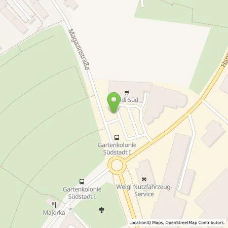 Standortübersicht der Tankstelle ALDI SÜD Immobilienverwaltungs-GmbH & Co. oHG in 90763 Fürth