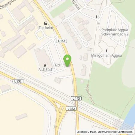 Standortübersicht der Tankstelle ALDI SÜD Immobilienverwaltungs-GmbH & Co. oHG in 53840 Troisdorf