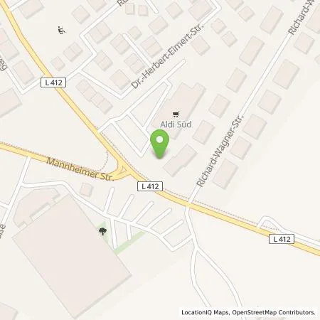 Standortübersicht der Tankstelle ALDI SÜD Immobilienverwaltungs-GmbH & Co. oHG in 55543 Bad Kreuznach