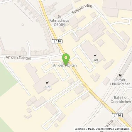 Standortübersicht der Tankstelle ALDI SÜD Immobilienverwaltungs-GmbH & Co. oHG in 41199 Mönchengladbach