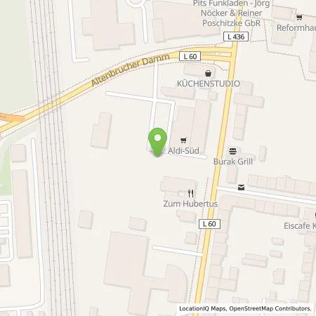 Standortübersicht der Tankstelle ALDI SÜD Immobilienverwaltungs-GmbH & Co. oHG in 47269 Duisburg