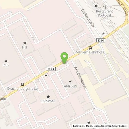 Standortübersicht der Tankstelle ALDI SÜD Immobilienverwaltungs-GmbH & Co. oHG in 53179 Bonn