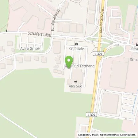 Standortübersicht der Tankstelle ALDI SÜD Immobilienverwaltungs-GmbH & Co. oHG in 88069 Tettnang