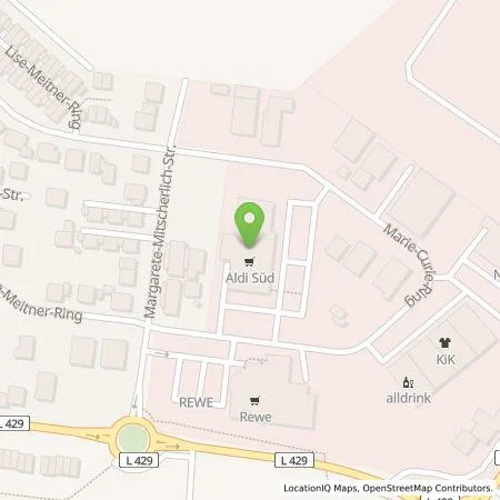 Standortübersicht der Tankstelle ALDI SÜD Immobilienverwaltungs-GmbH & Co. oHG in 55291 Saulheim