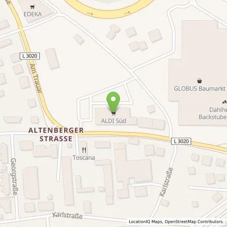 Standortübersicht der Tankstelle ALDI SÜD Immobilienverwaltungs-GmbH & Co. oHG in 35576 Wetzlar