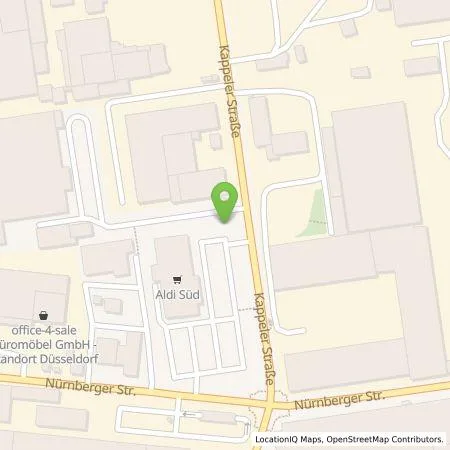 Standortübersicht der Tankstelle ALDI SÜD Immobilienverwaltungs-GmbH & Co. oHG in 40599 Düsseldorf
