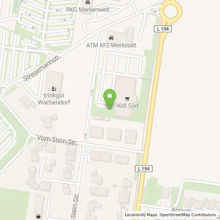 Standortübersicht der Tankstelle ALDI SÜD Immobilienverwaltungs-GmbH & Co. oHG in 53879 Euskirchen