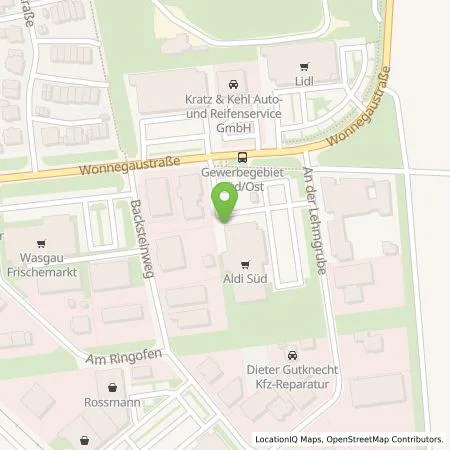 Standortübersicht der Tankstelle ALDI SÜD Immobilienverwaltungs-GmbH & Co. oHG in 67574 Osthofen