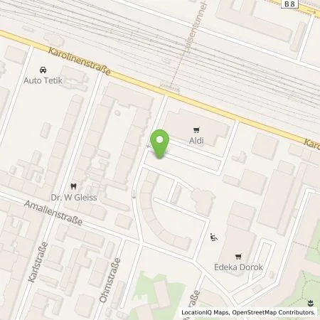 Standortübersicht der Tankstelle ALDI SÜD Immobilienverwaltungs-GmbH & Co. oHG in 90763 Fürth
