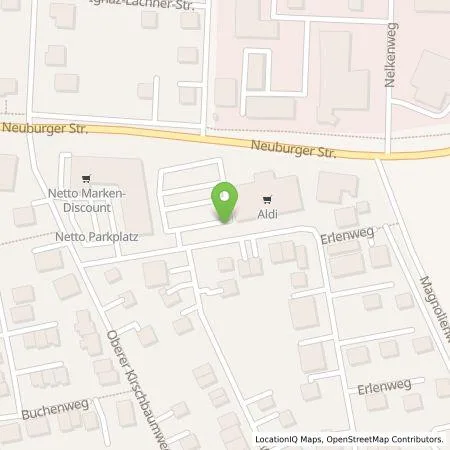 Standortübersicht der Tankstelle ALDI SÜD Immobilienverwaltungs-GmbH & Co. oHG in 86641 Rain am Lech