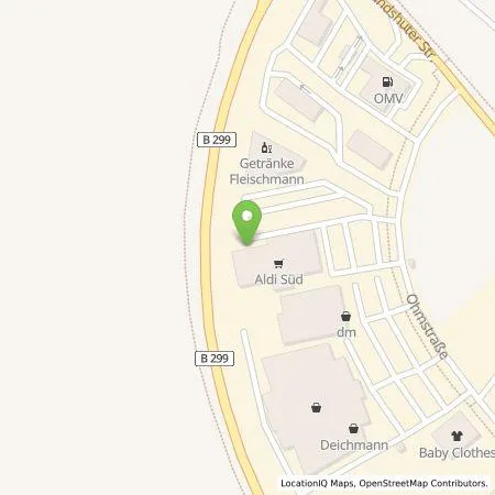 Standortübersicht der Tankstelle ALDI SÜD Immobilienverwaltungs-GmbH & Co. oHG in 84137 Vilsbiburg