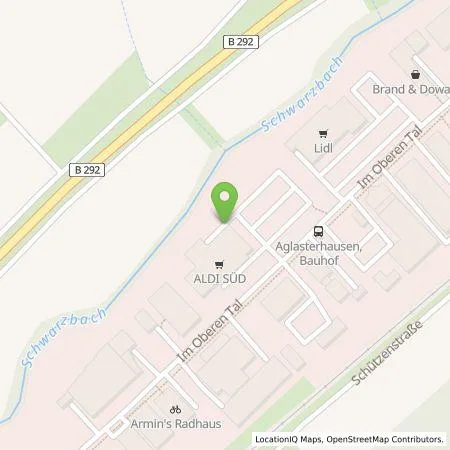 Standortübersicht der Tankstelle ALDI SÜD Immobilienverwaltungs-GmbH & Co. oHG in 74858 Aglasterhausen