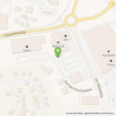 Standortübersicht der Tankstelle ALDI SÜD Immobilienverwaltungs-GmbH & Co. oHG in 92224 Amberg