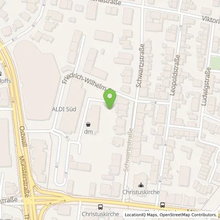 Standortübersicht der Tankstelle ALDI SÜD Immobilienverwaltungs-GmbH & Co. oHG in 46397 Bocholt