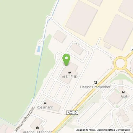 Standortübersicht der Tankstelle ALDI SÜD Immobilienverwaltungs-GmbH & Co. oHG in 86453 Dasing