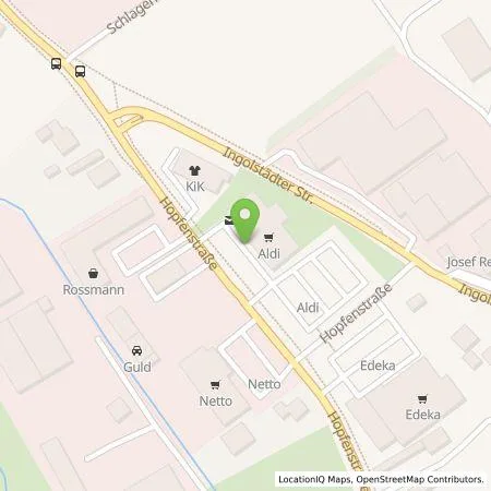 Standortübersicht der Tankstelle ALDI SÜD Immobilienverwaltungs-GmbH & Co. oHG in 85283 Wolnzach