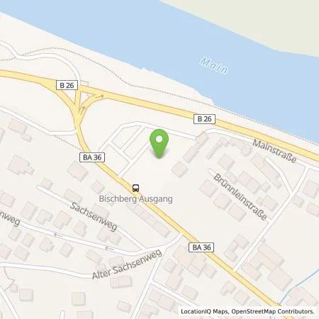 Standortübersicht der Tankstelle ALDI SÜD Immobilienverwaltungs-GmbH & Co. oHG in 96120 Bischberg