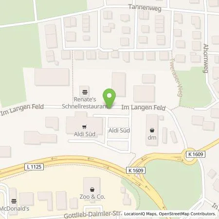 Standortübersicht der Tankstelle ALDI SÜD Immobilienverwaltungs-GmbH & Co. oHG in 71711 Murr