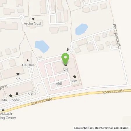 Standortübersicht der Tankstelle ALDI SÜD Immobilienverwaltungs-GmbH & Co. oHG in 93077 Bad Abbach