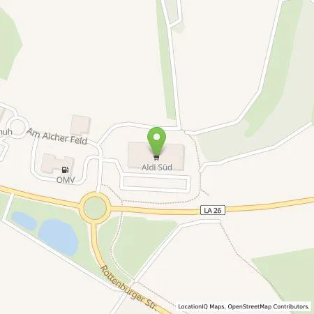 Standortübersicht der Tankstelle ALDI SÜD Immobilienverwaltungs-GmbH & Co. oHG in 84032 Altdorf