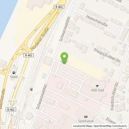 Standortübersicht der Tankstelle ALDI SÜD Immobilienverwaltungs-GmbH & Co. oHG in 76593 Gernsbach