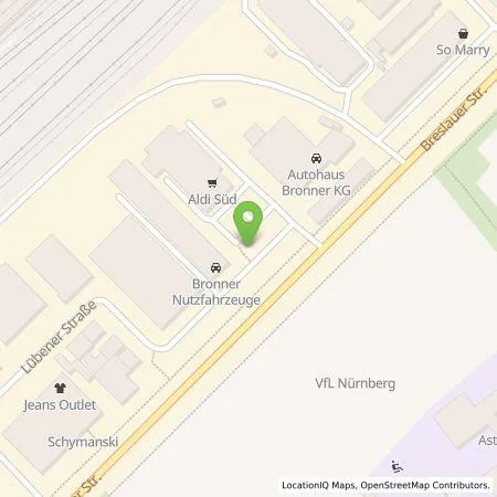 Standortübersicht der Tankstelle ALDI SÜD Immobilienverwaltungs-GmbH & Co. oHG in 90471 Nürnberg