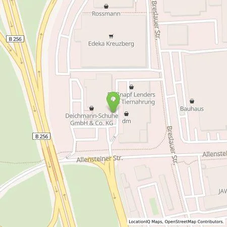 Standortübersicht der Tankstelle ALDI SÜD Immobilienverwaltungs-GmbH & Co. oHG in 56566 Neuwied