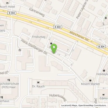 Standortübersicht der Tankstelle ALDI SÜD Immobilienverwaltungs-GmbH & Co. oHG in 85540 Haar