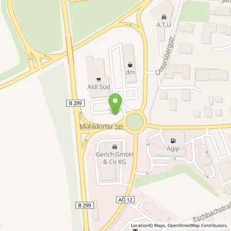 Standortübersicht der Tankstelle ALDI SÜD Immobilienverwaltungs-GmbH & Co. oHG in 84503 Altötting