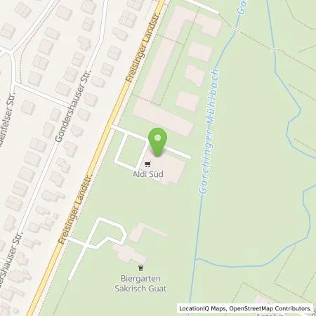 Standortübersicht der Tankstelle ALDI SÜD Immobilienverwaltungs-GmbH & Co. oHG in 80939 München