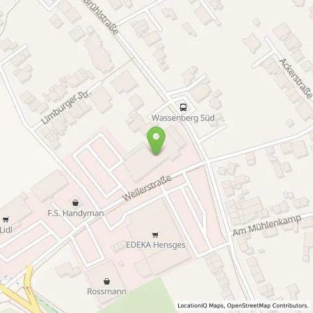 Standortübersicht der Tankstelle ALDI SÜD Immobilienverwaltungs-GmbH & Co. oHG in 41849 Wassenberg