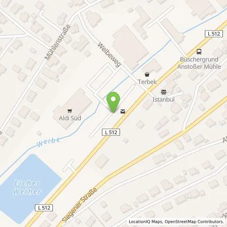 Standortübersicht der Tankstelle ALDI SÜD Immobilienverwaltungs-GmbH & Co. oHG in 57258 Freudenberg