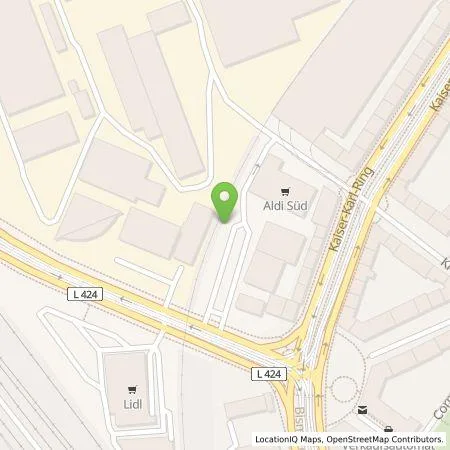 Standortübersicht der Tankstelle ALDI SÜD Immobilienverwaltungs-GmbH & Co. oHG in 55122 Mainz
