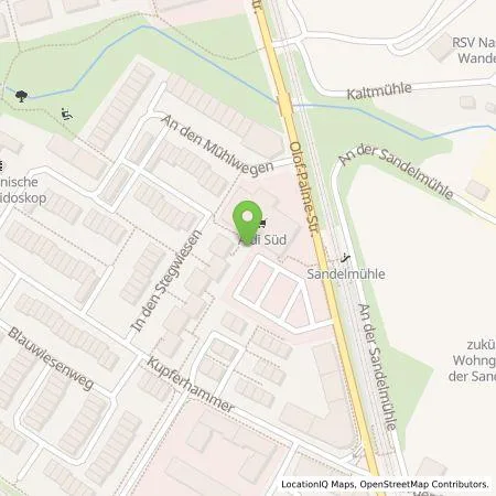 Standortübersicht der Tankstelle ALDI SÜD Immobilienverwaltungs-GmbH & Co. oHG in 60439 Frankfurt