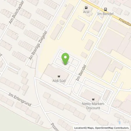 Standortübersicht der Tankstelle ALDI SÜD Immobilienverwaltungs-GmbH & Co. oHG in 53175 Bonn