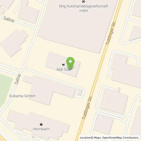 Standortübersicht der Tankstelle ALDI SÜD Immobilienverwaltungs-GmbH & Co. oHG in 78628 Rottweil