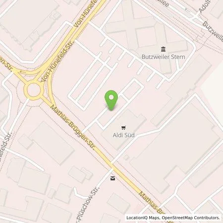 Standortübersicht der Tankstelle ALDI SÜD Immobilienverwaltungs-GmbH & Co. oHG in 50829 Köln