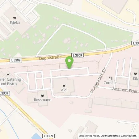 Standortübersicht der Tankstelle ALDI SÜD Immobilienverwaltungs-GmbH & Co. oHG in 63457 Hanau-Grossauheim