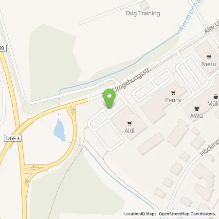 Standortübersicht der Tankstelle ALDI SÜD Immobilienverwaltungs-GmbH & Co. oHG in 94405 Landau an der Isar