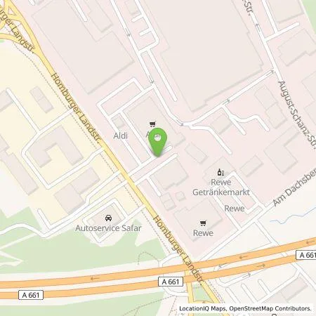 Standortübersicht der Tankstelle ALDI SÜD Immobilienverwaltungs-GmbH & Co. oHG in 60433 Frankfurt