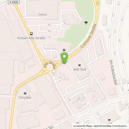Standortübersicht der Tankstelle ALDI SÜD Immobilienverwaltungs-GmbH & Co. oHG in 79576 Weil am Rhein