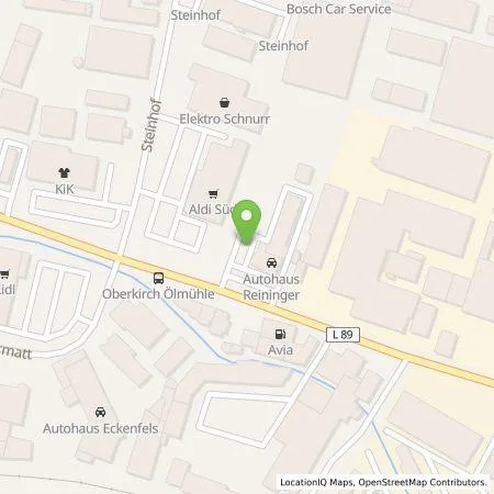 Standortübersicht der Tankstelle ALDI SÜD Immobilienverwaltungs-GmbH & Co. oHG in 77704 Oberkirch