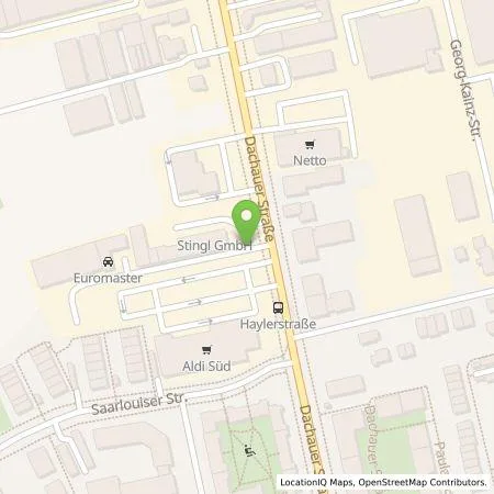 Standortübersicht der Tankstelle ALDI SÜD Immobilienverwaltungs-GmbH & Co. oHG in 80993 München