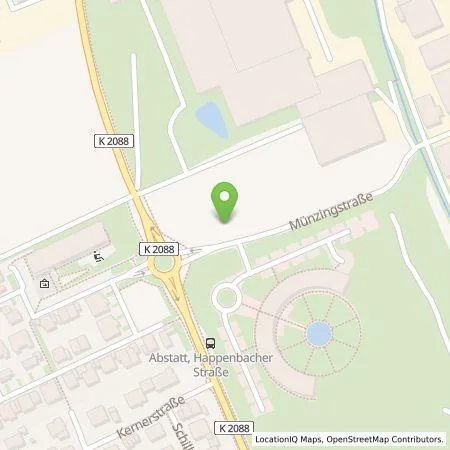 Standortübersicht der Tankstelle ALDI SÜD Immobilienverwaltungs-GmbH & Co. oHG in 74232 Abstatt