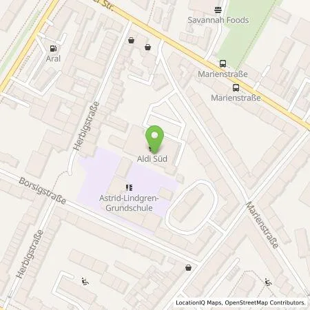 Standortübersicht der Tankstelle ALDI SÜD Immobilienverwaltungs-GmbH & Co. oHG in 50825 Köln-Ehrenfeld
