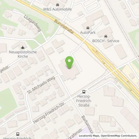 Standortübersicht der Tankstelle Automobilforum Kaufbeuren GmbH in 87600 Kaufbeuren