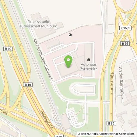 Standortübersicht der Tankstelle Auto Zschernitz GmbH in 76189 Karlsruhe